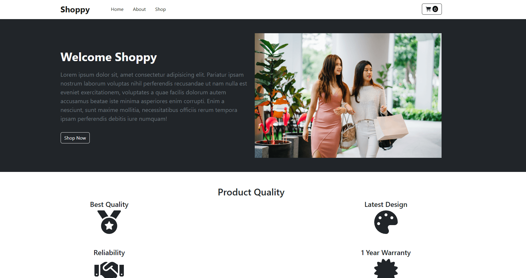 Vue.js Shoppy E-commerce