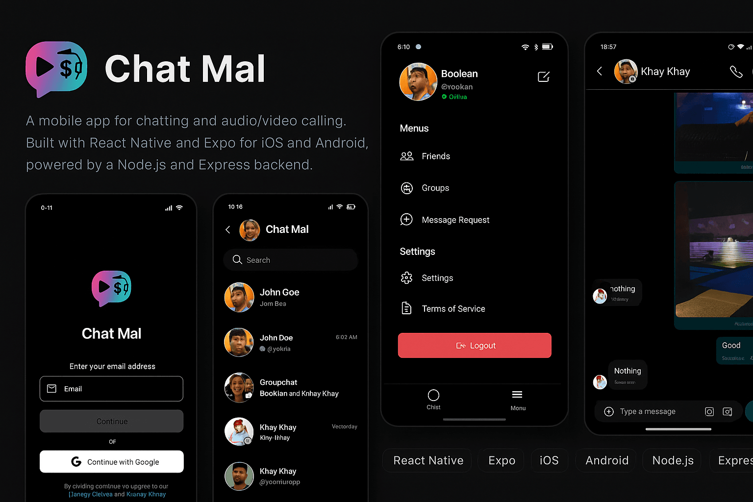 Chat Mal - Cross-Platform Chat App – 3