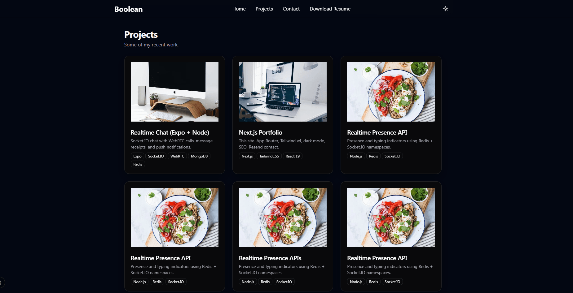 Profile Portfolio - Next.js 15 + TailwindCSS v4 – 2