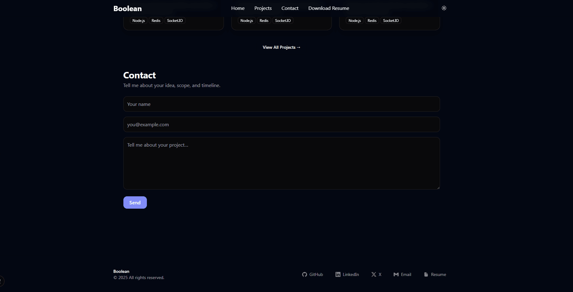 Profile Portfolio - Next.js 15 + TailwindCSS v4 – 3