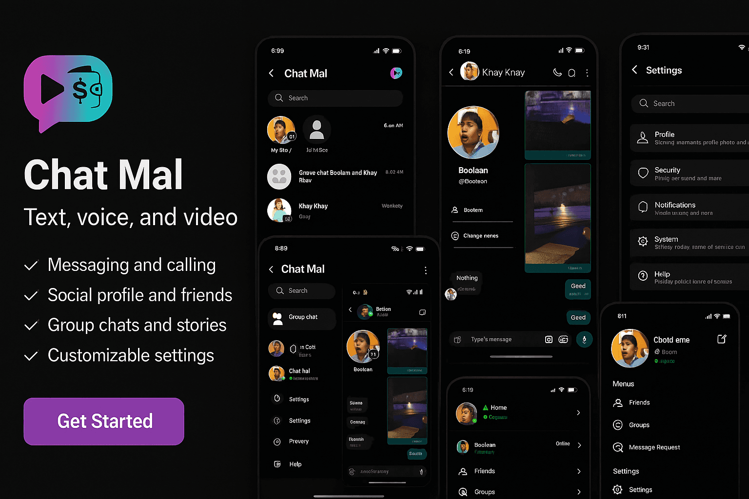 Chat Mal - Cross-Platform Chat App